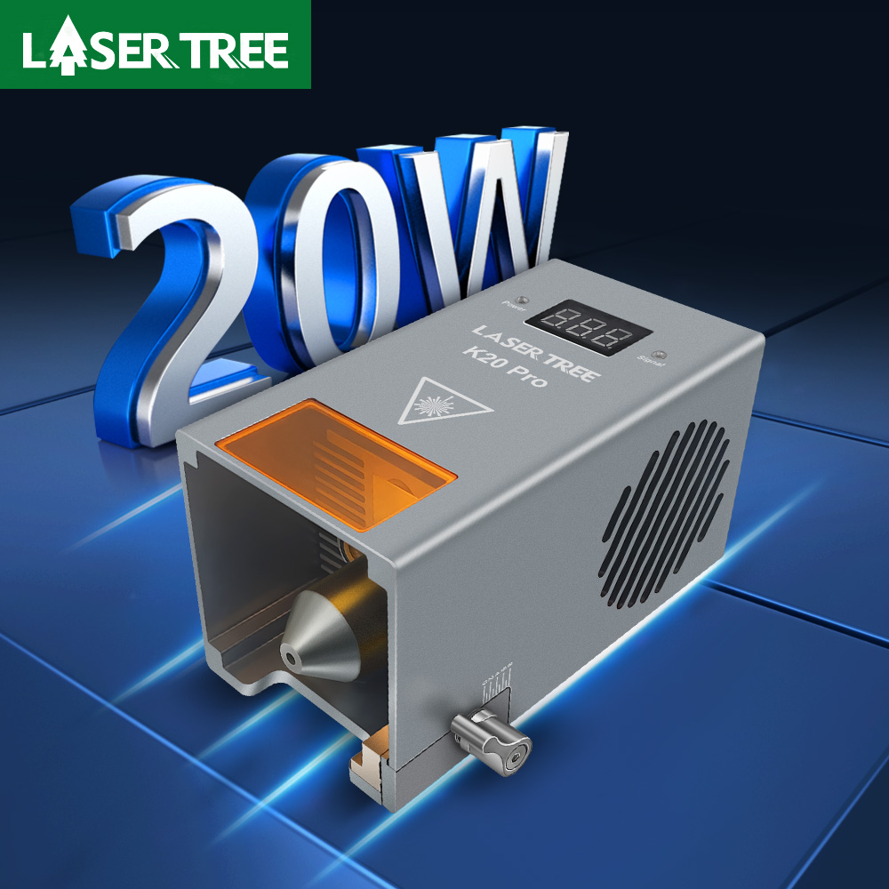 Laser Engraver 20W Diode - LASER TREE 20W testa Laser di