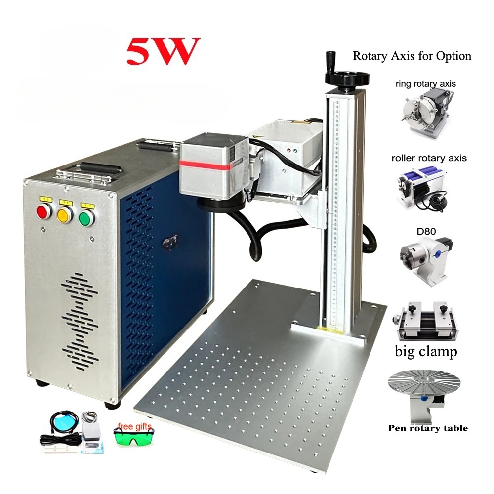 Laser Marking Machine Rotary Axis - Macchina per marcatura laser UV 355nm