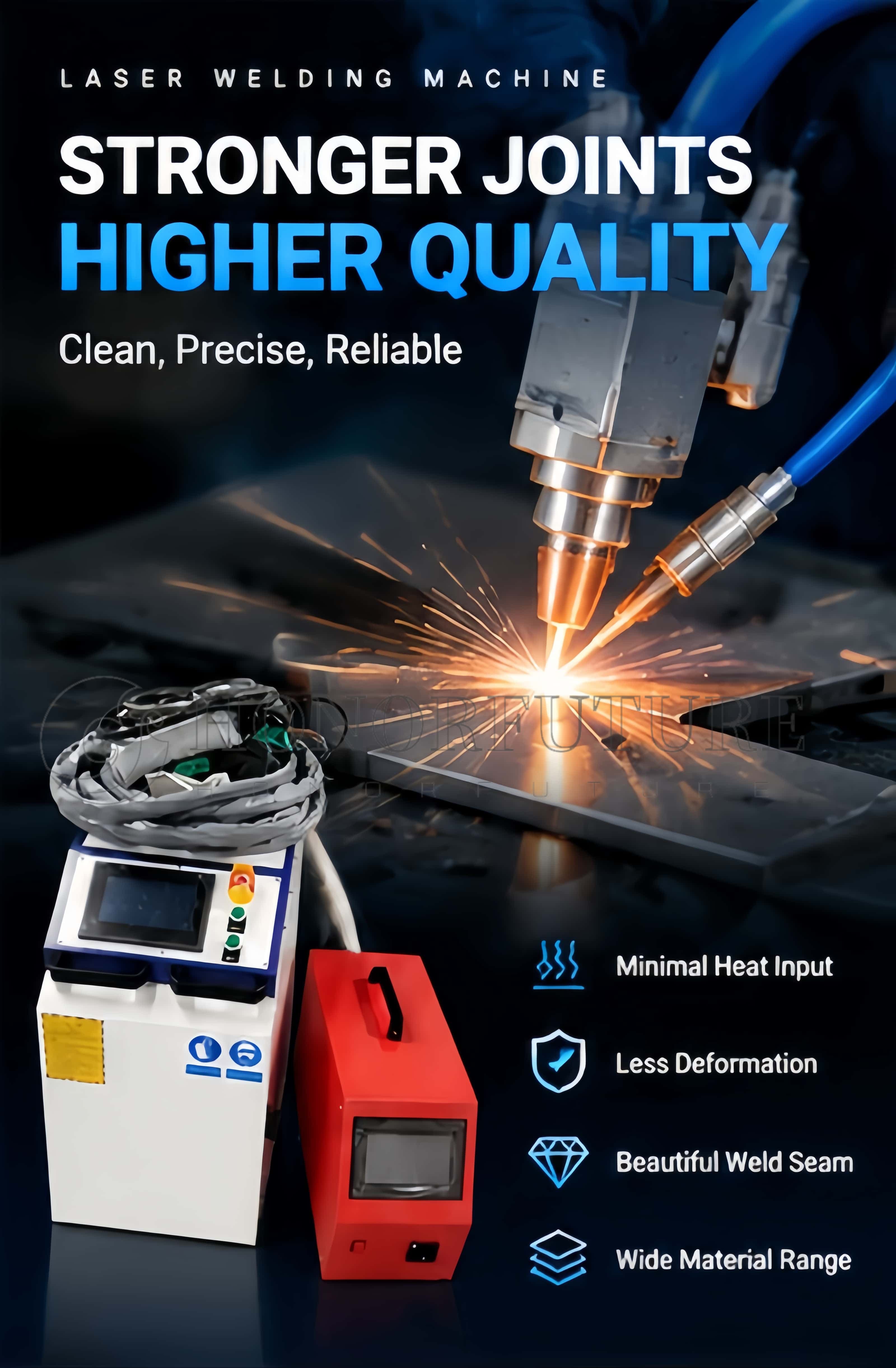Fiber Laser Cleaning Machine 1000W - Macchina laser a fibra portatile 4
