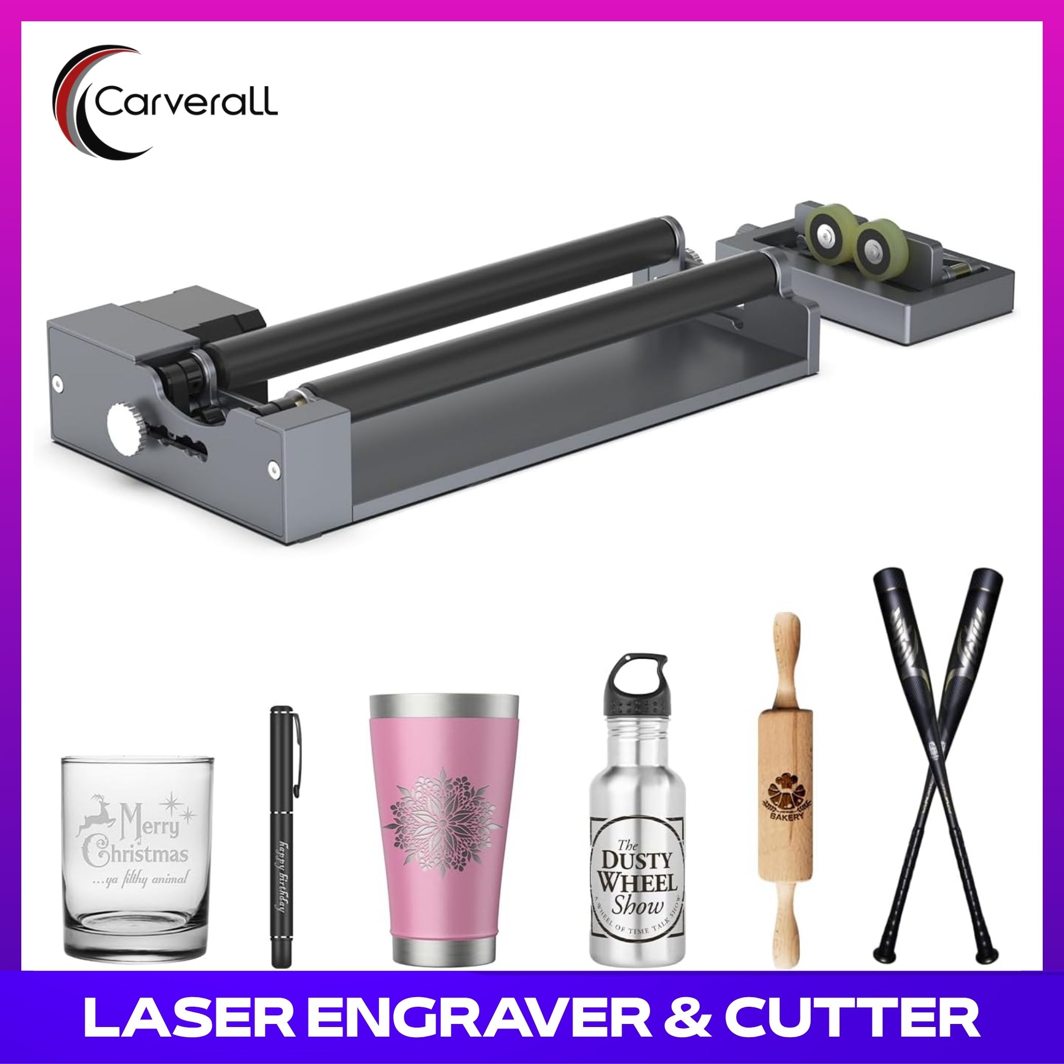 Laser Marking Machine Rotary Axis - Rullo rotante con staffa, rullo rotante