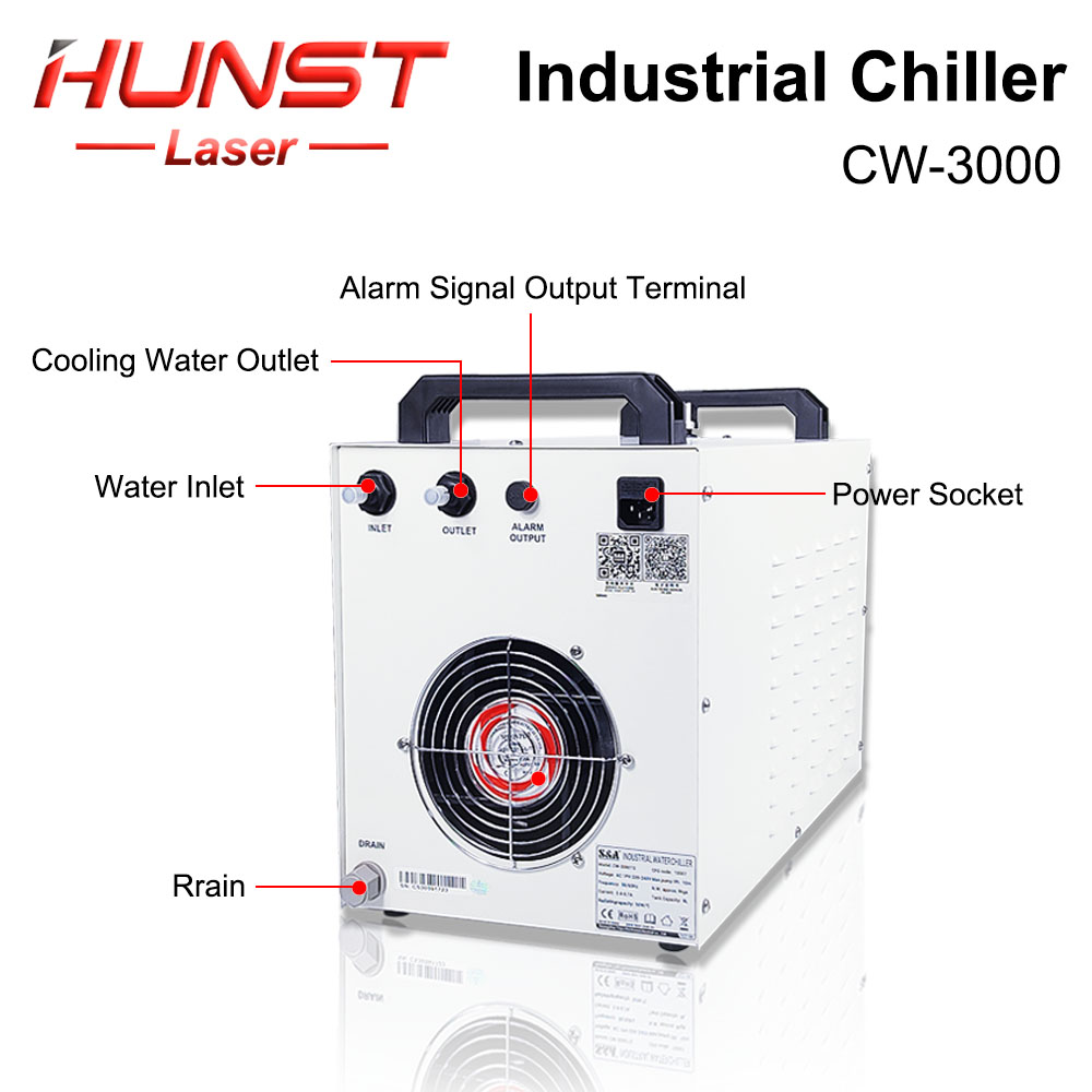HUNST S&A CW3000 refrigeratore - Laser Engraver 40W Co2 recensione e prezzo