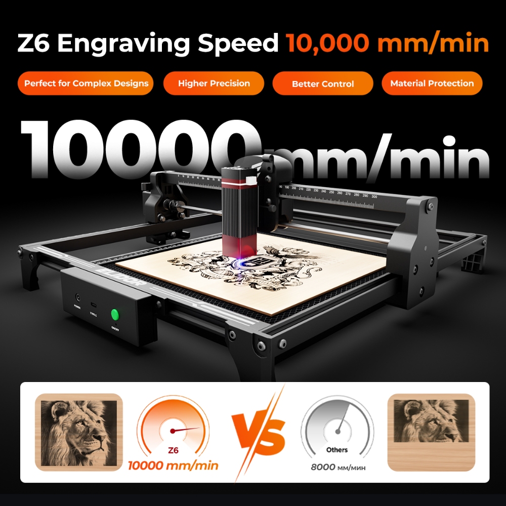ELIDOR Z6 6W/12W Incisore lase - Laser Engraver 20W Diode recensione e prezzo