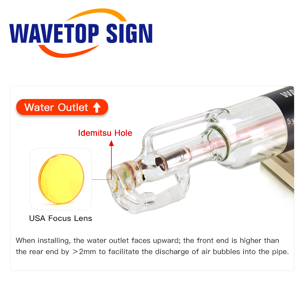 Tubo Laser in Vetro CO2 WaveTo - Laser Engraver 40W Co2 recensione e prezzo