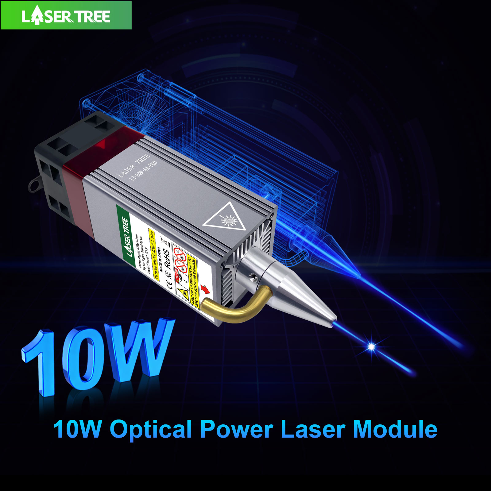 LASER TREE 5W 10W Modulo laser - Laser Engraver 20W Diode recensione e prezzo