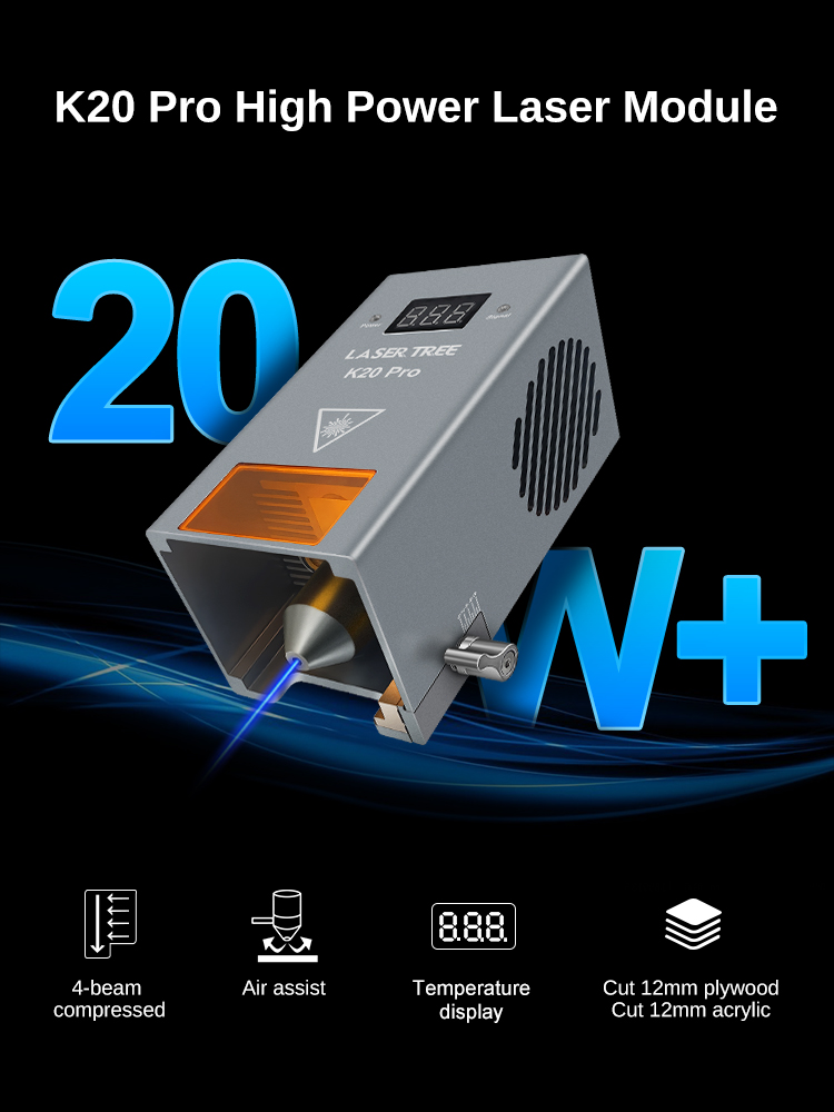 Kit modulo laser a diodi blu d - Laser Engraver 20W Diode recensione e prezzo