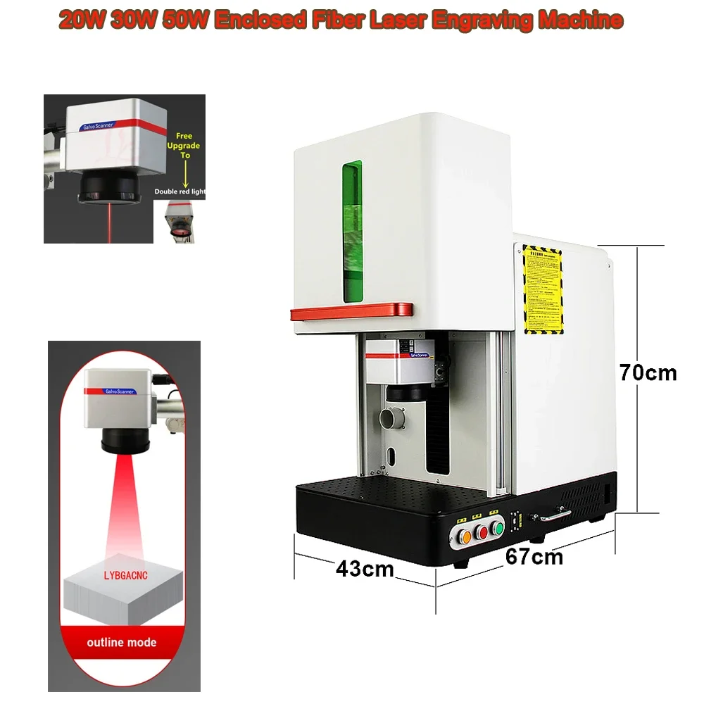 Laser a Fibra Chiuso 20W/30W/6 - Fiber Laser Marking 30W Jewelry recensione e prezzo
