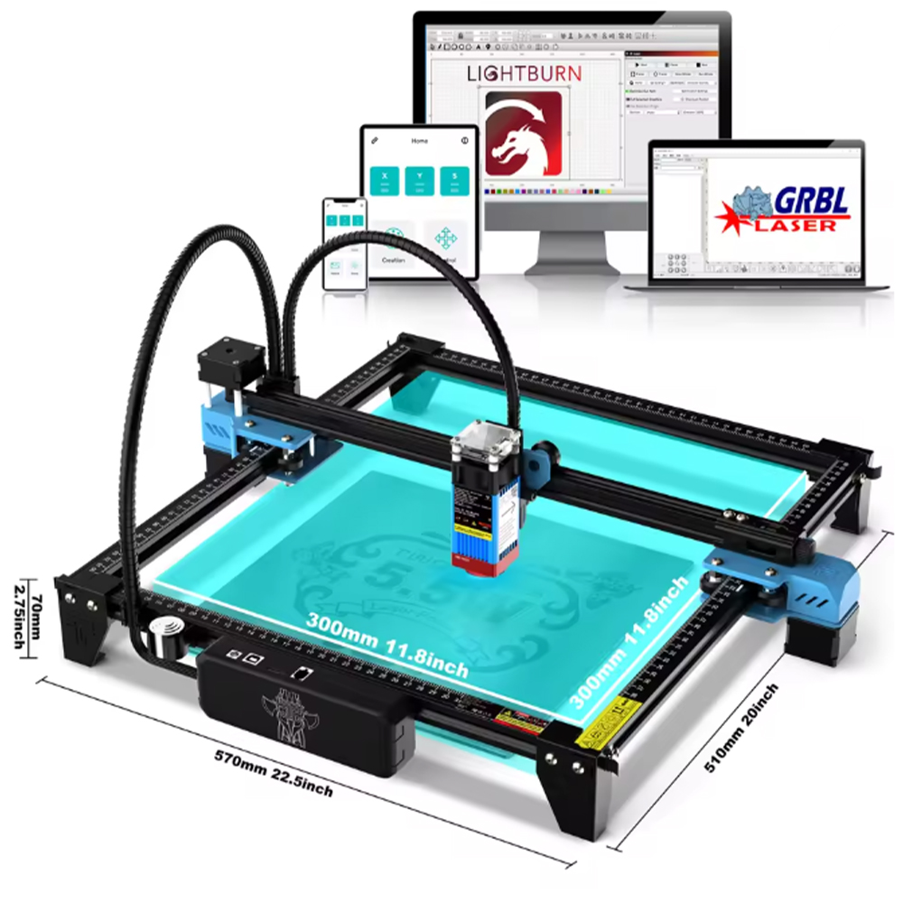 TwoTrees TTS-55 Pro/TTS-10 Pro - Laser Engraver 20W Diode recensione e prezzo