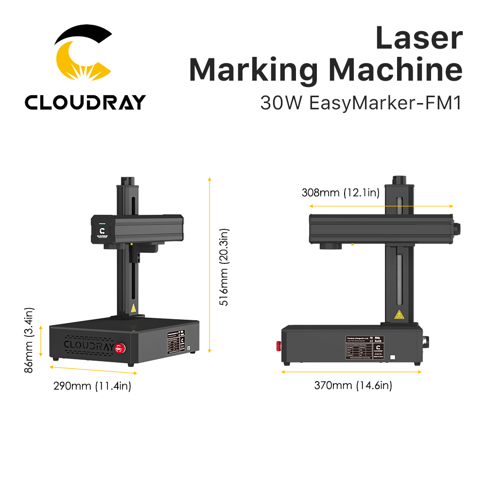 Cloudray 30W 50W Macchina per  - Fiber Laser Marking 30W Jewelry recensione e prezzo