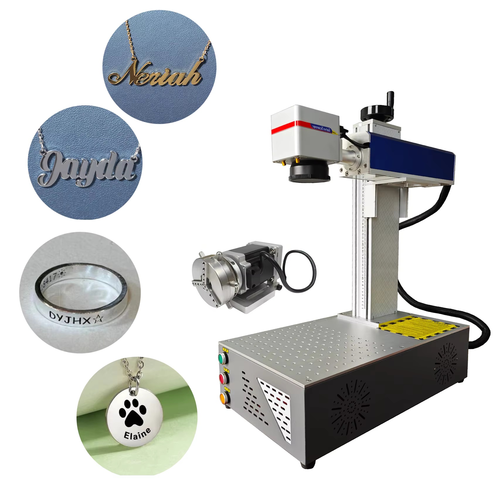 Macchina per Marcatura Laser a - Fiber Laser Marking 30W Jewelry recensione e prezzo