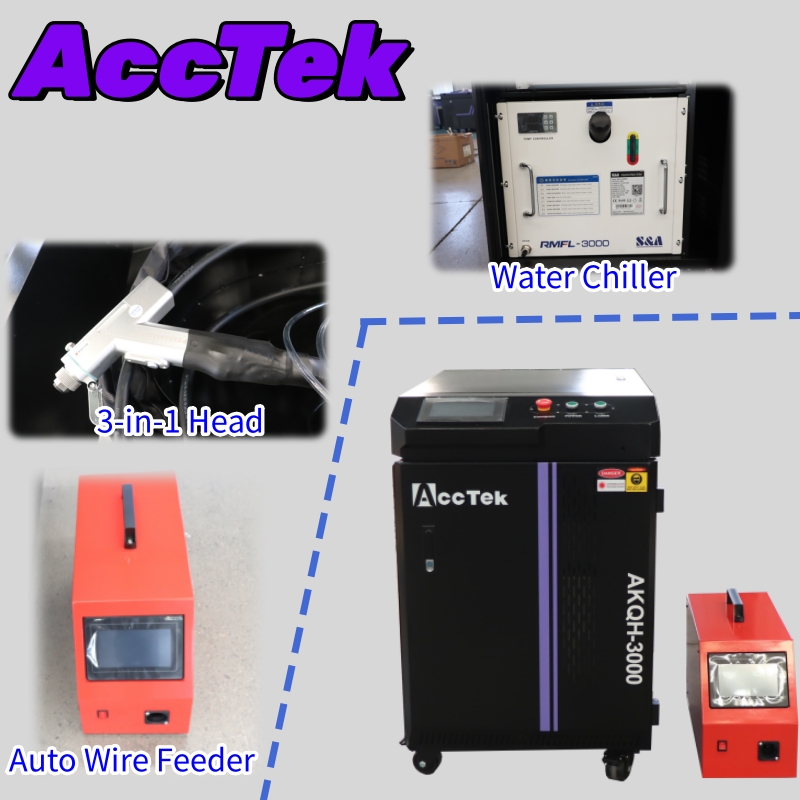 Migliore Offerta Doppio Oscill - Laser Welding Machine 3 In 1 2000W recensione e prezzo