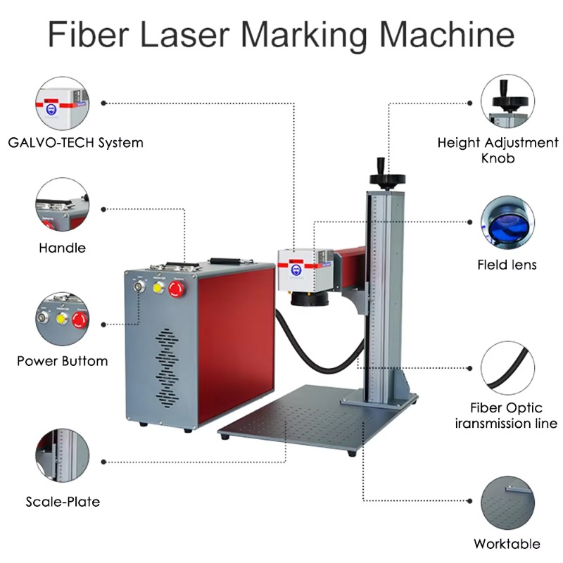 Macchina Portatile per Taglio  - Fiber Laser Marking Machine 100W recensione e prezzo