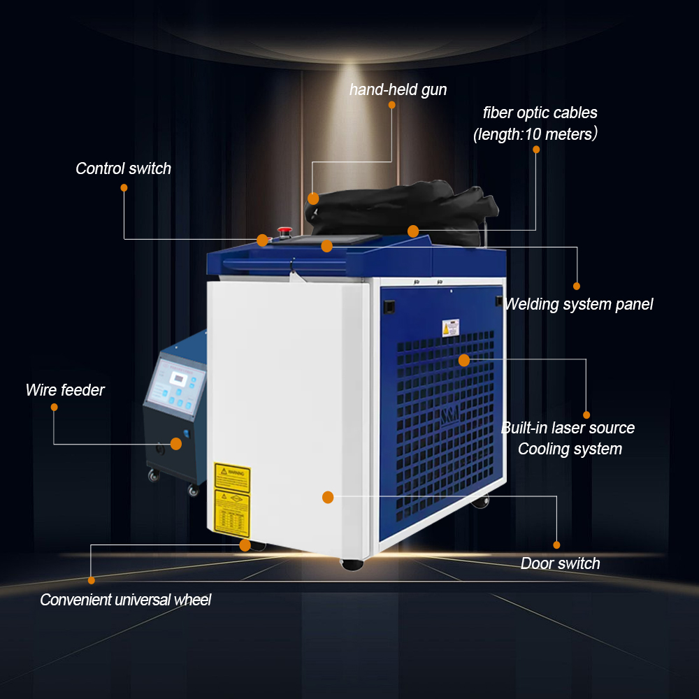 Macchina Laser a Fibra Portati - Laser Welding Machine 3 In 1 2000W recensione e prezzo